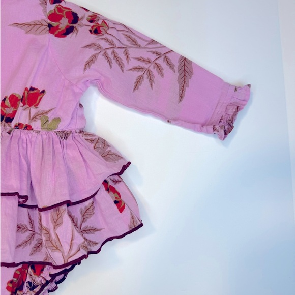 Pink Chicken Baby Girl’s Heidi Bubble Romper Size 0-3M - Picture 5 of 6